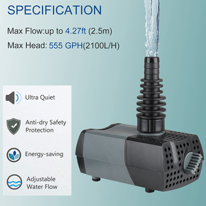 <span class=keywords><strong>Pompe</strong></span> à eau submersible pour aquarium miniature 7,5 W 110-240 V OEM, silencieuse, 700 L/H, <span class=keywords><strong>pompe</strong></span> de fontaine / certifiée CE, câble de 10 m - Product Image 6