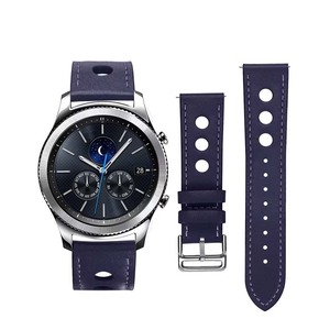 BEEFLYPOWER <span class=keywords><strong>Correa</strong></span> de Reloj de <span class=keywords><strong>Cuero</strong></span> de Repuesto Personalizada de 20 mm, Edición Limitada <span class=keywords><strong>Frontier</strong></span>/Classic para <span class=keywords><strong>Samsung</strong></span> <span class=keywords><strong>Gear</strong></span> <span class=keywords><strong>S3</strong></span> 46 mm 22 mm - Product Image 4