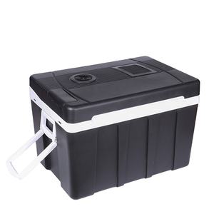 Venta caliente nevera con 12V DC y 220V AC Cooler Box con ruedas 50L Enfriador duro de gran tamaño - Product Image 1