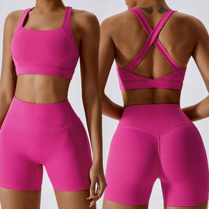 스포츠 브라 러닝 요가 피트니스 충격 방지 브래지어 여성의 섹시한 아름다운 등 피트니스 요가 스포츠 브라 - Product Image 3