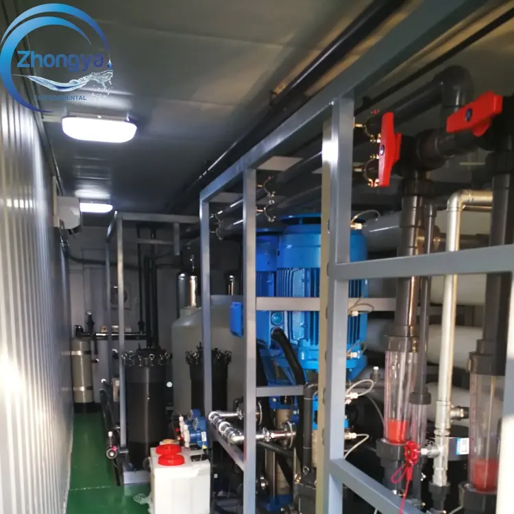 container reverse osmosis system Mobile Containerized Seawater Desalination Plants for drinking customized model