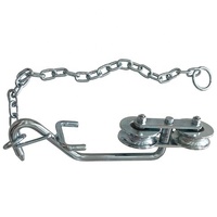 Système de câble banane de chariot de câblage d'usine de chine rouleau de suspension avec chaînes