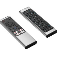 2025 Gyroscope Voix Télécommande Mini Clavier W3 Sans Fil Rf Universel Ir 2.4GHz Smart Learning Code Air Mouse