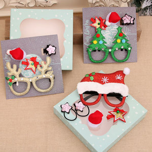 Nouvelles décorations de Noël, pinces à cheveux, lunettes, coffret cadeau de Noël, cadeaux pour enfants, cadeaux pour événements - Product Image 2