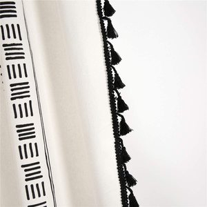 DaiRui realizzato in <span class=keywords><strong>cotone</strong></span> 90% e <span class=keywords><strong>lino</strong></span> 10% tenda Boho, stampa floreale in <span class=keywords><strong>lino</strong></span> di <span class=keywords><strong>cotone</strong></span> pannello tenda Boho - Product Image 6