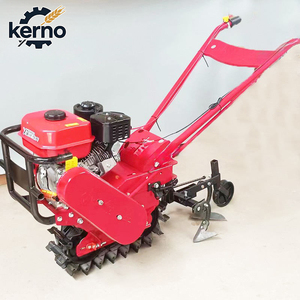 Nouvelle conception de motoculteur diesel 7 CV à chenilles, machine à former des sillons pour la plantation de pommes de terre et d'oignons - Product Image 1
