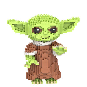 Gran oferta Venyoe plástico personalizado modelo Mini ladrillo figura espacio guerra maestro bebé <span class=keywords><strong>Yoda</strong></span> Micro bloques de construcción juguetes para chico regalo - Product Image 2