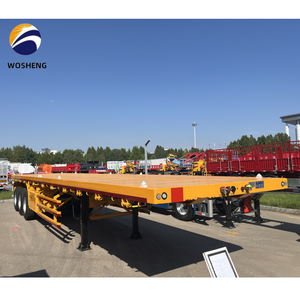 3mm 4mm hạt tấm nền tảng 20ft 40ft container phẳng xe tải Trailer bán để bán - Product Image 6