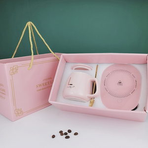 Light Luxury <strong>Ceramic</strong> Paper Gift <strong>Box</strong> for Coffee Cup Skin Care Serum Face Cream Embossing Matt Lamination Economically Affordable - Product Image 2