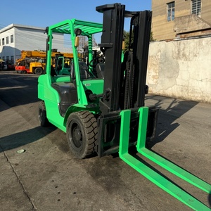 Chariot élévateur diesel Mitsubishi d'occasion de 3 tonnes avec moteur ISUZU, tout-terrain, en bon état, à vendre, livraison gratuite - Product Image 2