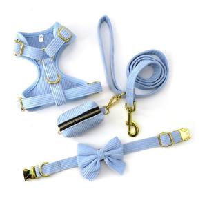 Joymay-Arnés de Pana de Lujo para Perros Pequeños y Grandes, Kit de Correa con LOGOTIPO Personalizado para Mascotas, Entrenamiento Táctico, Color Sólido - Product Image 4