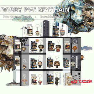 Porte-clés figurine PVC style anime éco-responsable Dobby, Voldemort, Dumbledore, dessin animé, photo numérique - Product Image 2