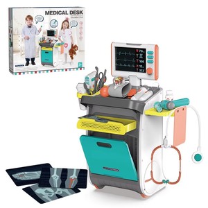 Nouvel Arrivage : Table d'opération de Simulation Éducative, Chariot d'Équipement Médical pour Jeu d'Imitation, Ensemble de Jouets de Docteur pour Enfants - Product Image 5