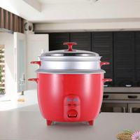 Cuisinière à riz électrique automatique portable, prix d'usine, 5,1-6,0 L, haute qualité, boîtier en plastique, revêtement antiadhésif