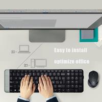 Keyboard Nirkabel Logitech K230 2.4G Asli 100% Mini Keyboard Dengan Receiver Unifying Dengan Baterai untuk Ipad