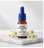 Huile de Camomille Romaine de Haute Qualité 100% Pure et Naturelle pour la Vente en Gros, l'Aromathérapie, les Cosmétiques, les Soins de la Peau et les Parfums