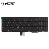 Grosir Asli Baru Lenovo IBM ThinkPad W540 W541 W550s T540 T540p T550 L540 Edge E531 E540 RU Keyboard Tidak Ada Lampu Latar