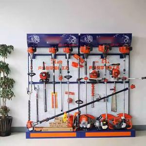 Gabinete de exhibición de cortacésped Sierra eléctrica de jardín Tablero perforado Pantalla Máquina cortadora de césped Soporte de exhibición - Product Image 4