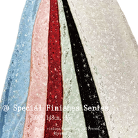 Kain Chiffon Gypsophila Hot Stamping Star Texture Print Cut-out, Anti Kusut, Lembut, dan Bernapas untuk Pakaian Wanita/Gaun