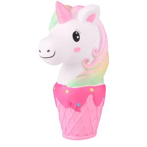Unicorn Ice Cream <b>Squishy</b> Toy PU Fidget Stress Relief For Kids 5-7 Years Unisex - Product Image 4