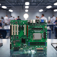 Motherboard ATX Industri H610 Baru LGA1700 untuk CPU Intel Generasi 12-14 DDR5 5600MHz Maksimal 64GB Double PCI-E 16X 4X 4xPCI-E 1xMPCI-E