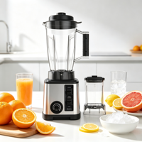 Blender robuste à vitesse réglable pour usage domestique et commercial, avec gobelet de broyage