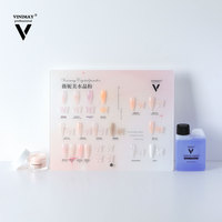 Vinimay Fournitures en gros pour ongles Poudre acrylique 16g/pot Couleurs transparentes, roses, nudes, naturelles Poudre acrylique personnalisée pour nail art