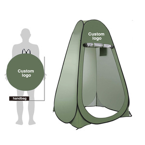 خيمة استحمام خارجية قابلة للطي أوتوماتيكية محمولة بشعار مخصص، خيمة تغيير الملابس، خيمة خصوصية للحمام والشاطئ والمرحاض - Product Image 1