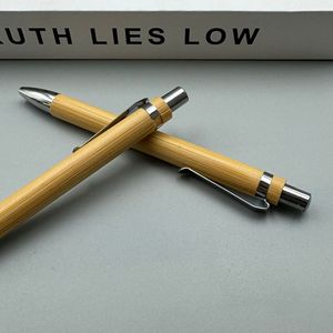 Thân Thiện Với Môi Tre Có Thể Thu Vào Bấm Vào Bút Cổ Điển Bằng Gỗ Động Vật Bút Cơ Thể Biểu Tượng Tùy Chỉnh 1.0Mm Chiều Rộng Bằng Văn bản Khuyến Mại Bằng Gỗ Bút - Product Image 6