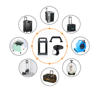 Roue de valise A95, roue de remplacement universelle pour bagages, réparation de bagages, valise de voyage. 4 Roues pour Delsey