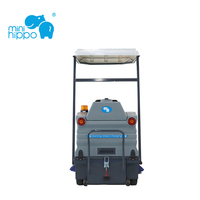 Mini Hippo OEM ODM Balayeuse Électrique Autoportée Personnalisée pour les Rues Municipales, les Parcs Industriels et les Communautés