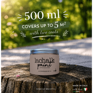 14 BISCUIT 500 ml LaChalk the evolution of <b>chalk</b> paint Where <b>chalk</b> meets resin: Hybrid <b>Chalk</b> Resin Paint made in Italy - Product Image 2