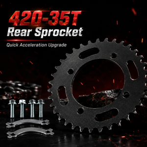 Pignon arrière 420 chaîne 37 dents 76mm pour <span class=keywords><strong>moto</strong></span> chinoise 50 70 90 110 125 140 <span class=keywords><strong>150</strong></span> 160 170cc <span class=keywords><strong>Apollo</strong></span> RFZ CRF50 XR50 SDG SSR - Product Image 2
