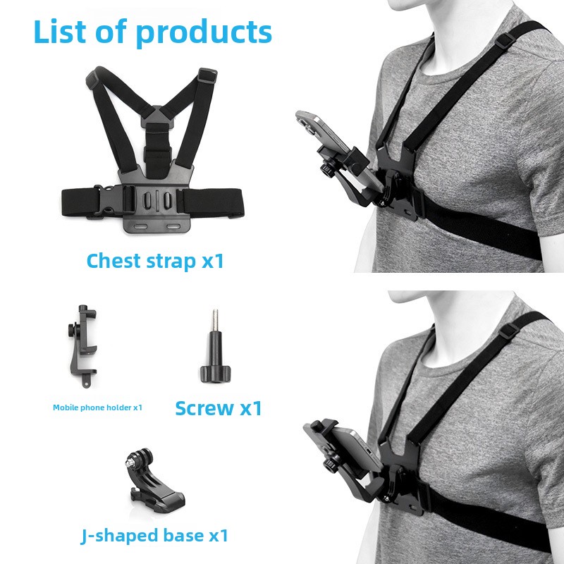 Black-Chest strap combination (new model)