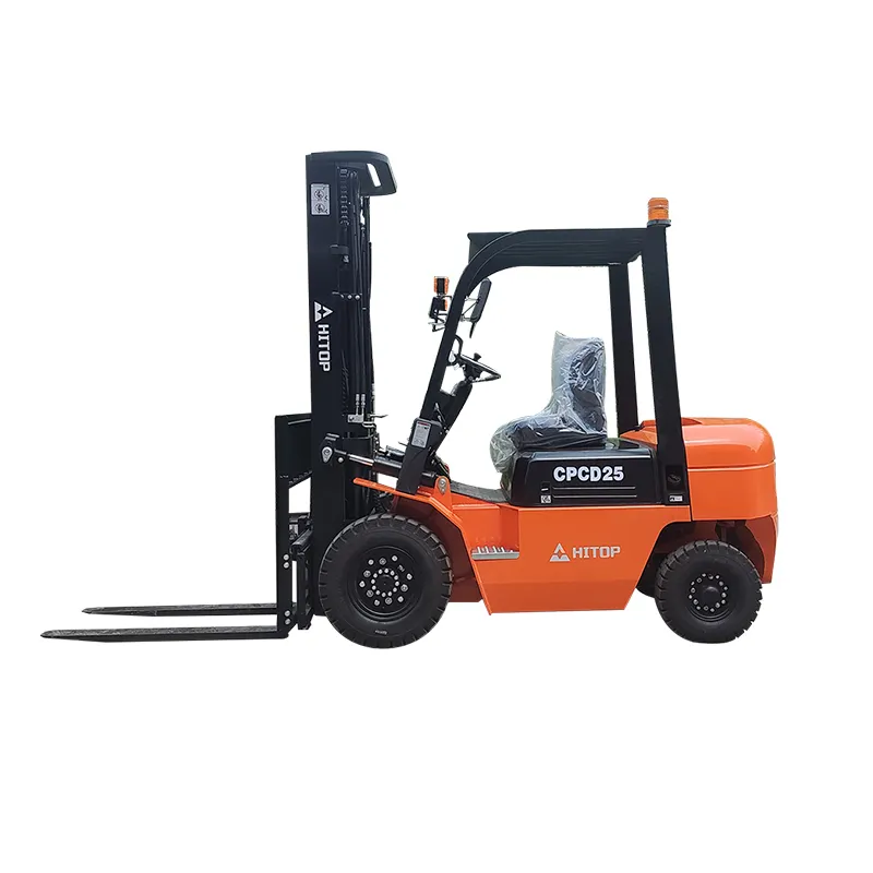 HiTop Brand China CE Certificated Diesel Forklift 2.5 Ton 3.5 Ton 2 Ton Industrial Forklift Truck for Construction