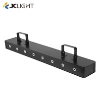 Barre lumineuse Laser à 8 yeux pour Dj Club, stroboscope vert, éclairage de Club