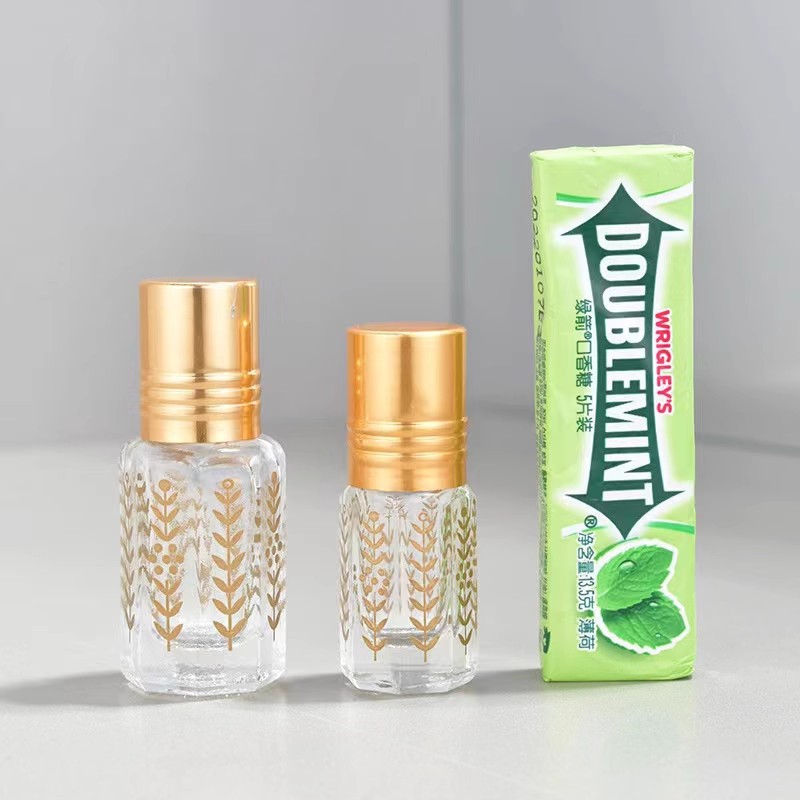 attar crystal 3 ml bottle globe shape