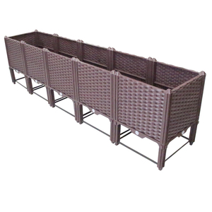 Factory Sale Raised <b>Garden</b> Bed Self-Watering System Drainage Holes for Indoor & Outdoor Vegetable Fruit Flower Herb Growing Box - Product Image 1