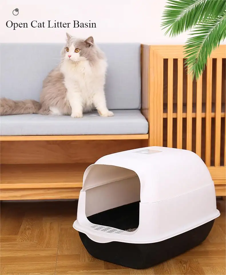 Accessoires de bac à litière pour chat autonettoyant entièrement fermé grande litière pour chat toilette bac à litière compact pour chats