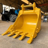 Godet standard pour excavatrice de 18 tonnes, en acier Q345B résistant à l'usure et durable, 0,8 m³