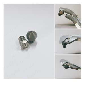 Piezas de impresora 3D al por mayor, OEM personalizable, compatible con <span class=keywords><strong>boquilla</strong></span> volcánica de carburo de tungsteno roscada 0,2-0,8 de 0,4 a 0,6 tamaños - Product Image 6