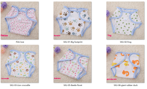 Nouveau-né 6-12 mois <span class=keywords><strong>couche</strong></span> en tissu écologique <span class=keywords><strong>lavable</strong></span> noël réglable réutilisable couches en tissu couverture Fit bébé Velcro couches - Product Image 2