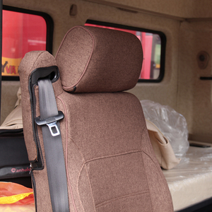 GANE Luxury <span class=keywords><strong>Design</strong></span> Exclusive Full Surround Fabric Breathable Linen Truck Seat Cover Adapté aux housses de siège de camion 2 places - Product Image 4