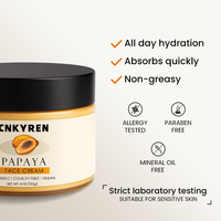 Crème éclaircissante biologique en gros Acide hyaluronique Extrait de papaye Améliore la peau terne Hydratante Éclaircissante Crème de soin du visage