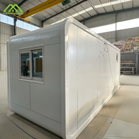 Nouvelle conception de maison capsule Apple de 20 pieds, isolation thermique, résistance au vent, cabane modulaire préfabriquée, écologique, bureau mobile