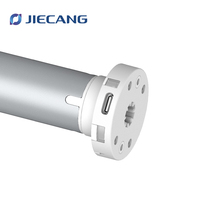 Motor Eléctrico Automático para Persianas Enrollables JIECANG con Carga USB, Funcionamiento Silencioso y Detección de Obstáculos