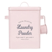 Récipient à détergent en métal de ferme moderne avec couvercle pour lave-vaisselle et porte-dosettes de linge Distributeur de boîte en fer-blanc Boîte de rangement des aliments