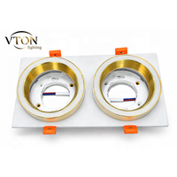 Spot LED encastré réglable pour plafond, forme ronde et carrée, 3W 5W 7W, lampe de plafond intérieure