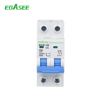 Großhandel EBASEE BX7B-125 4P 3P 2P 63A 80A 100A 125A 6kA 10kA Kurve C Mini-Leitungsschutzschalter AC MCB