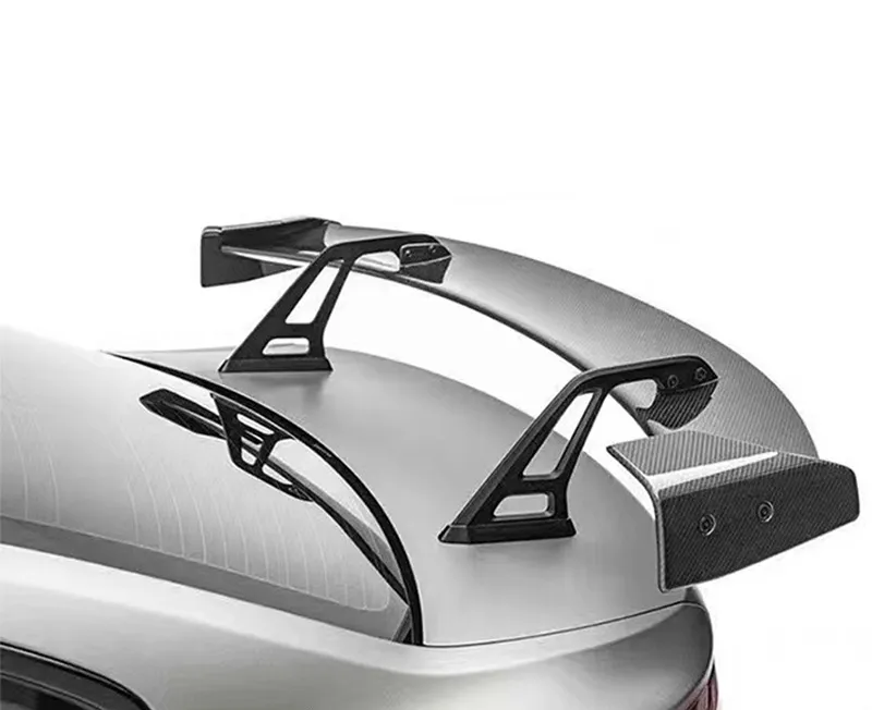 Alerón trasero de fibra de carbono YXQ, soporte GT, ala de viento fija, accesorios de coche modificados, alerón trasero decorativo para BMW M2 F87